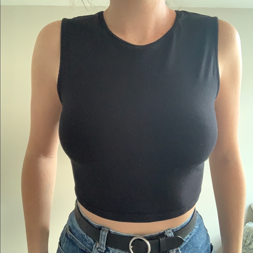 Express Wide Strap Crop Top